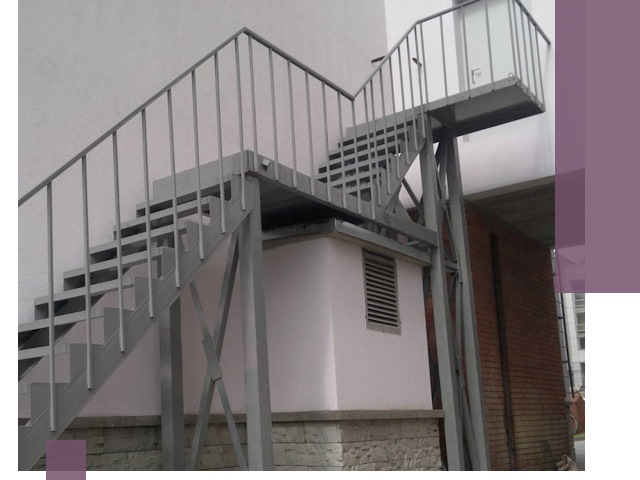 Монтаж пожарных лестниц под ключ в Артёме с гарантией качества