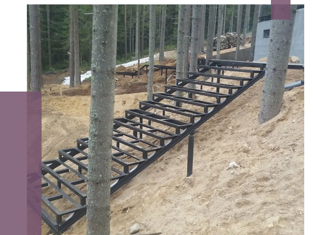 Монтаж металлических лестниц в Артёме от 13736 руб. 