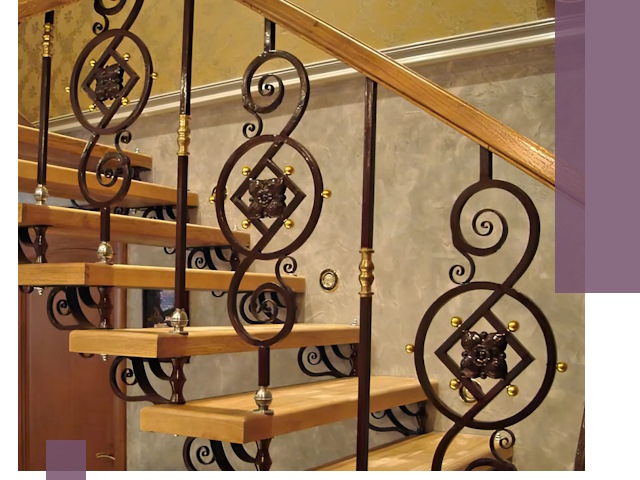 Изготовление кованых лестниц под ключ в Артёме