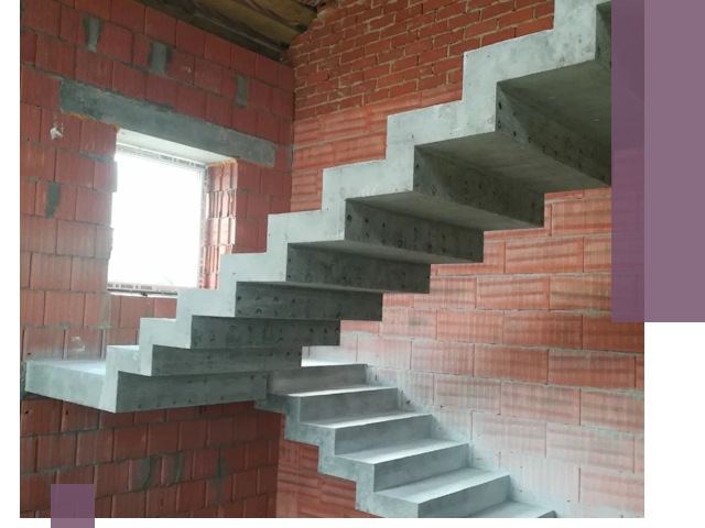 Бетонные лестницы под ключ в Артёме: монтаж, демонтаж, ремонт