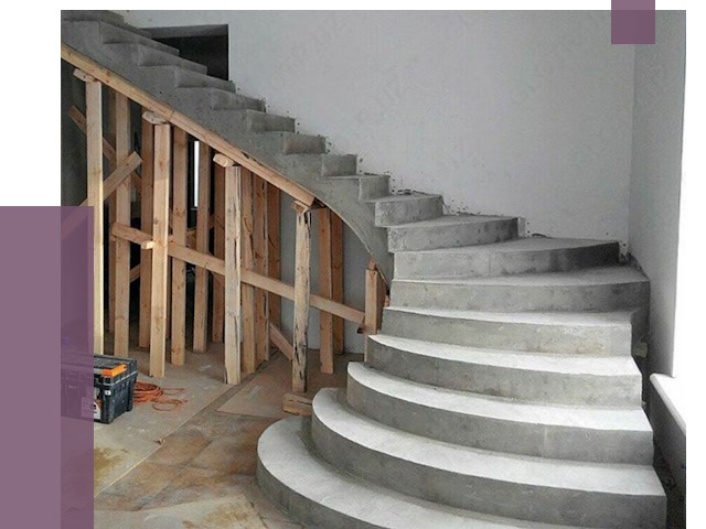 Изготовление бетонных лестниц под ключ в Артёме от 20216 руб. | ПРОЛЁТ-Арт
