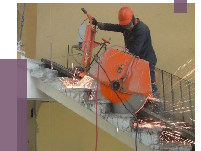 Демонтаж бетонных лестниц в Артёме от 4665 руб. за м2 | ПРОЛЁТ-Арт