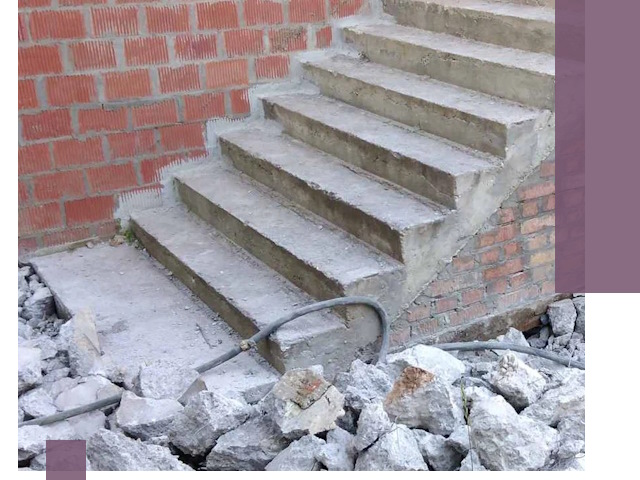 Демонтаж бетонных лестниц в Артёме: быстро и безопасно