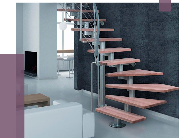 Модульные лестницы в Артёме от 17106 руб. — купить в ПРОЛЁТ-Арт