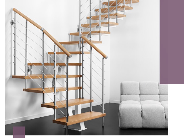 Модульные лестницы под ключ в Артёме — монтаж и изготовление
