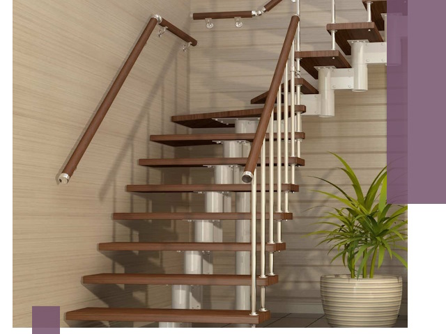 Изготовление модульных лестниц под ключ в Артёме