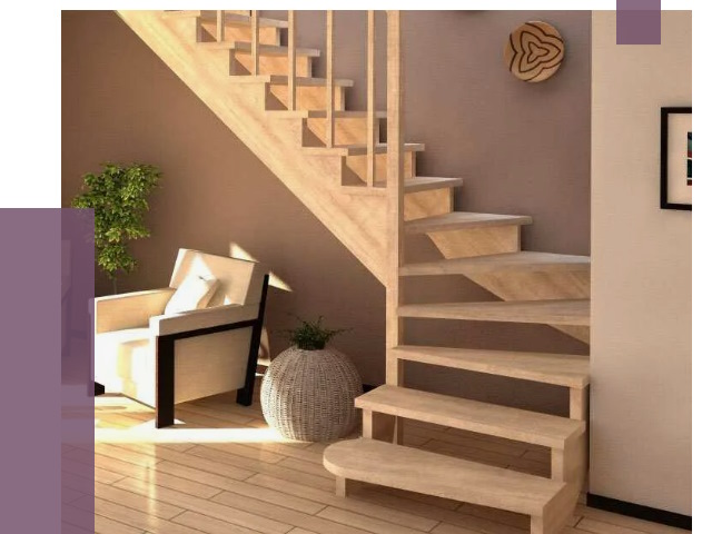 Изготовление Г-образных лестниц в Артёме от 19179 руб. 