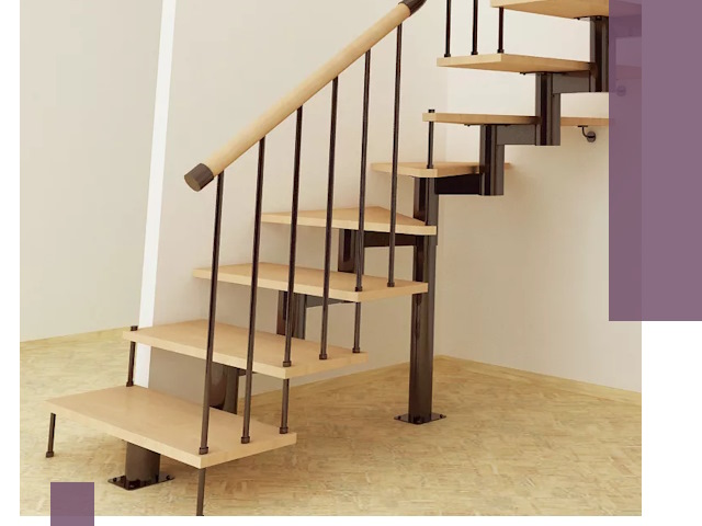 Монтаж лестниц на больцах в Артёме — быстро и надежно