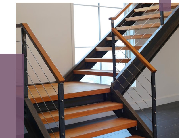 Изготовление лестниц на металлокаркасе в Артёме от 19179 руб. | ПРОЛЁТ-Арт