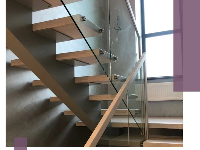 Изготовление лестниц на монокосоуре в Артёме с монтажом и гарантией