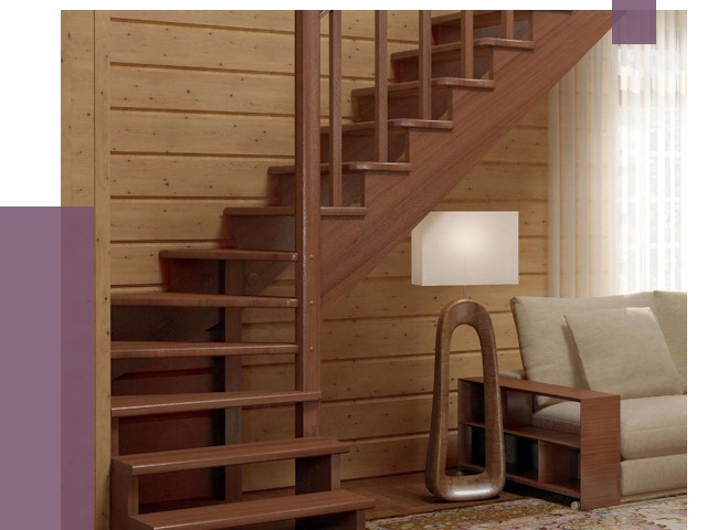 Лестницы эконом класса в Артёме от 18505 руб. бюджетные решения