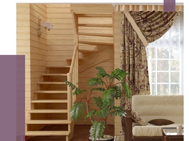 Лестницы для дачи в Артёме от 76975 руб.  | ПРОЛЁТ-Арт