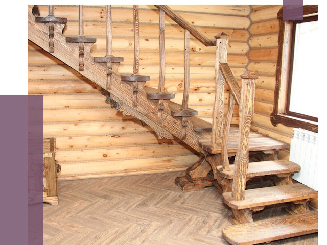 Лестницы в баню в Артёме от 19386 руб. — изготовление | ПРОЛЁТ-Арт