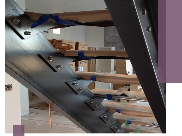 Усиление лестничных конструкций и усиление опор в Артёме