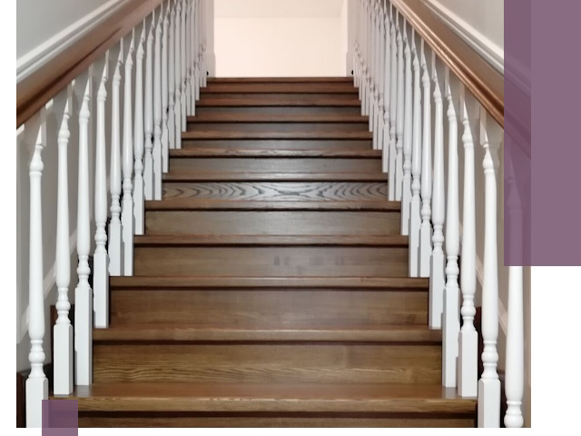 Лестницы из ясеня на заказ в Артёме — изготовление и монтаж