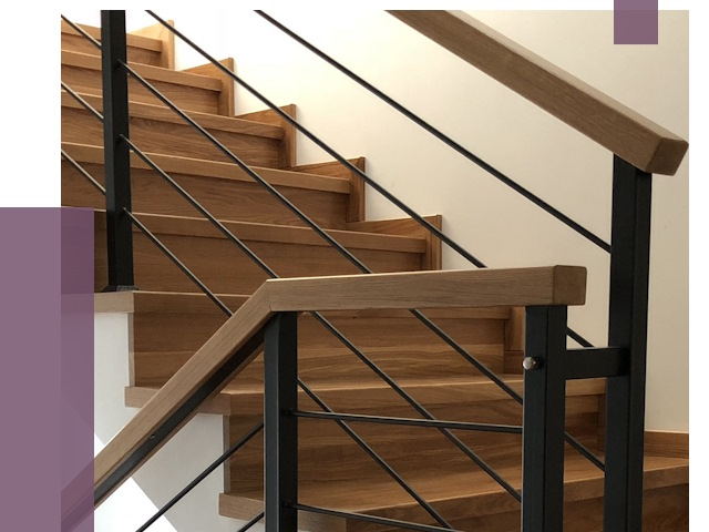 Обшивка металлической лестницы деревом в Артёме от 4406 руб. 