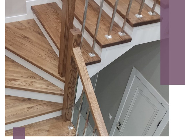 Обшивка металлических лестниц под ключ в Артёме