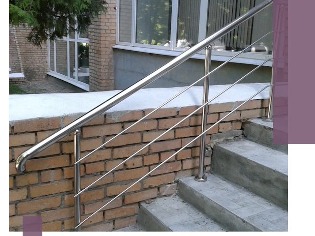Перила из нержавеющей стали высокого качества в Артёме