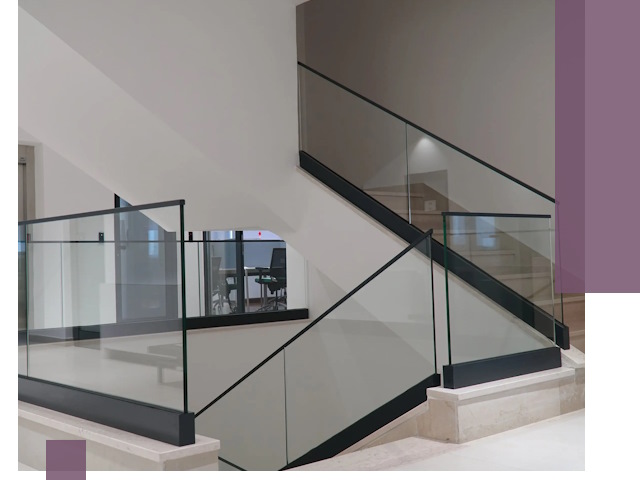 Стеклянные перила премиум-класса с установкой в Артёме