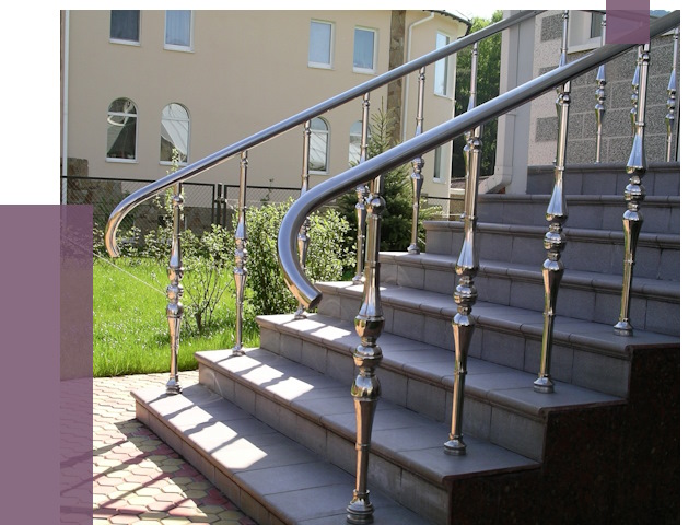 Перила для крыльца в Артёме от 10885 руб. — монтаж ПРОЛЁТ-Арт