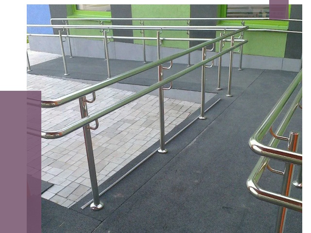 Ограждения пандусов в Артёме от 4406 руб. монтаж | ПРОЛЁТ-Арт