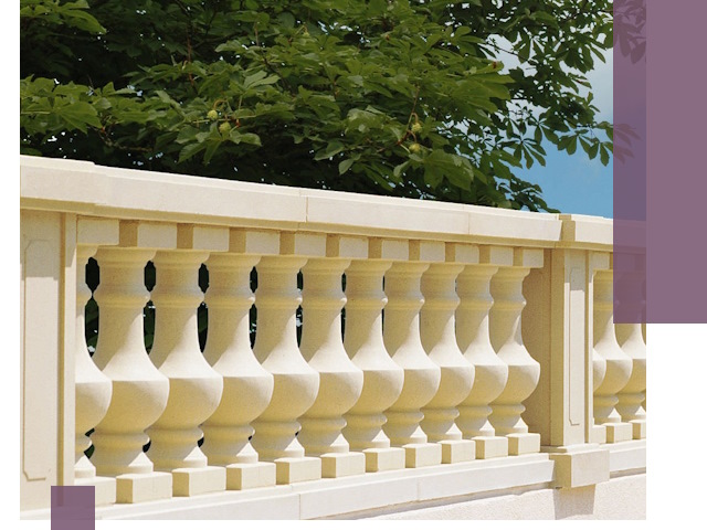 Установка балюстрады в Артёме: изготовление и монтаж под ключ