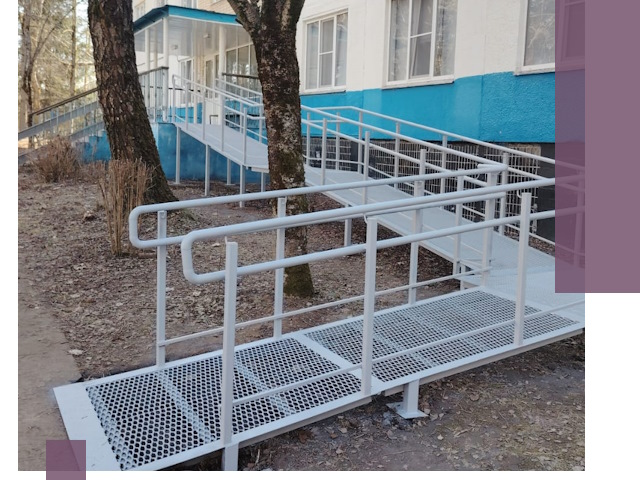 Пандусы под ключ в Артёме: изготовление, монтаж и демонтаж