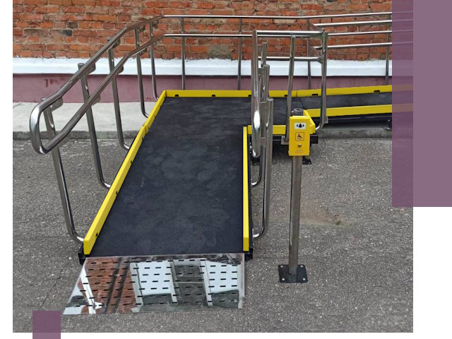 Изготовление наклонных пандусов для инвалидов в Артёме