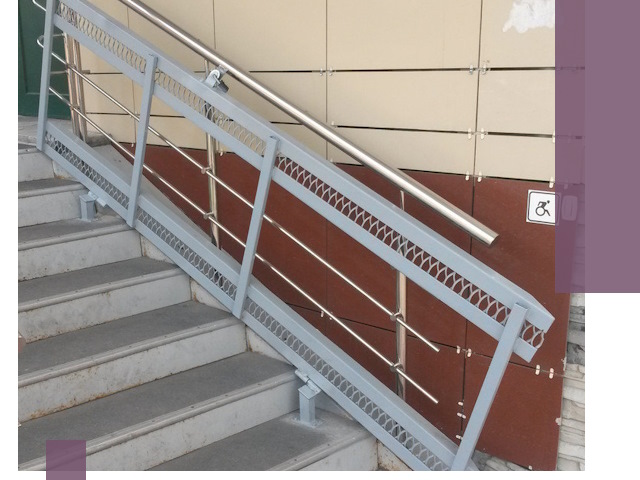 Изготовление откидных пандусов под ключ в Артёме