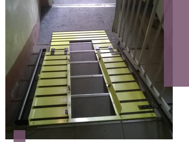 Профессиональный монтаж пандуса в подъезд в Артёме