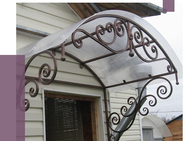 Изготовление козырьков в Артёме от 7464 руб. — заказать | ПРОЛЁТ-Арт