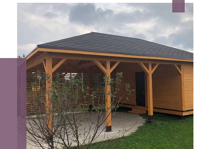 Навесы под ключ в Артёме от 48984 руб.  | ПРОЛЁТ-Арт