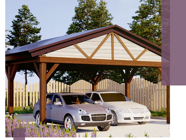 Навесы для автомобиля в Артёме — изготовление и монтаж