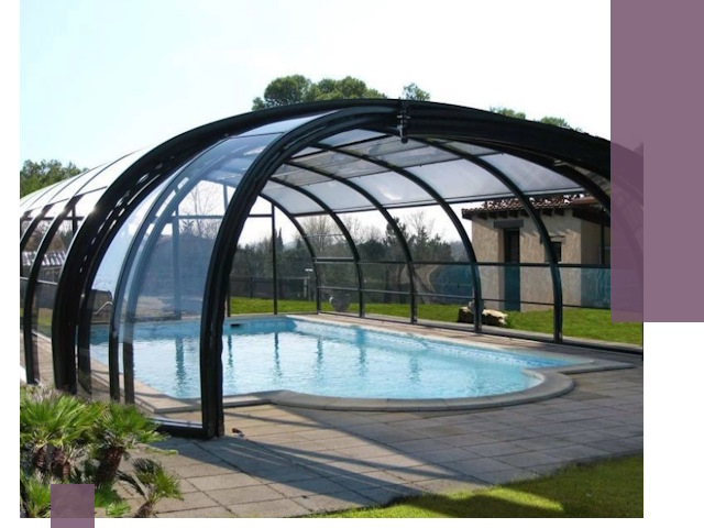 Навесы для бассейна в Артёме: изготовление и монтаж под ключ