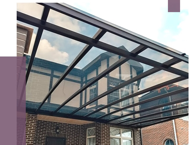 Навесы из поликарбоната в Артёме от 8729 руб. под ключ — ПРОЛЁТ-Арт