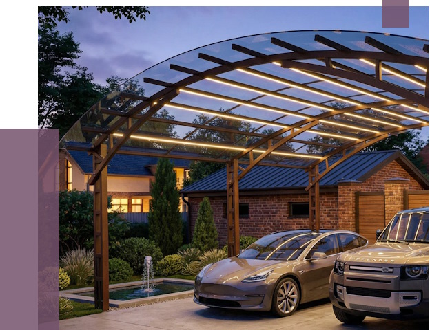 Металлические навесы в Артёме от 12855 руб. под ключ — ПРОЛЁТ-Арт