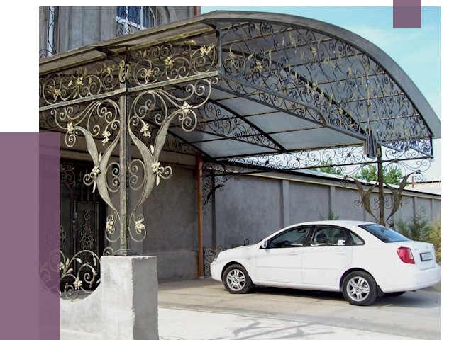 Кованые навесы в Артёме от 14773 руб. | ПРОЛЁТ-Арт