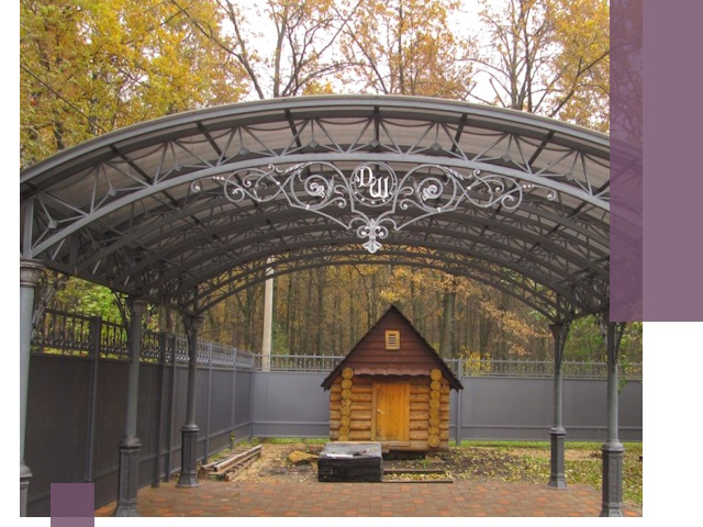 Кованые навесы премиум-класса под заказ в Артёме