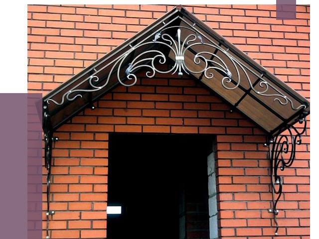 Металлические козырьки в Артёме от 10834 руб. 