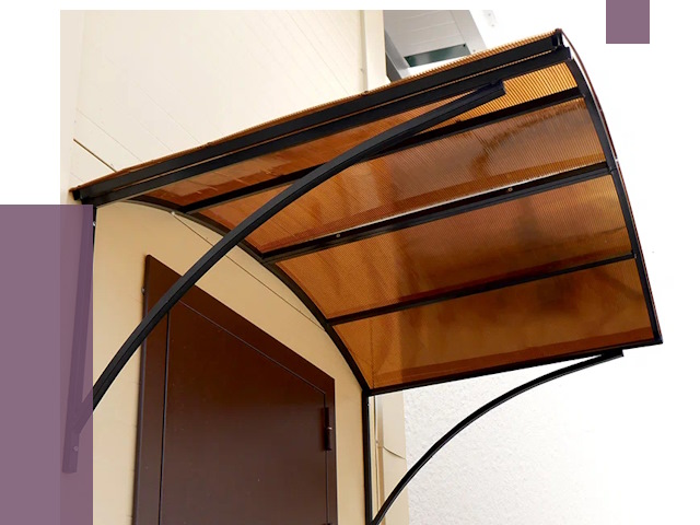 Недорогие козырьки в Артёме от 7692 руб.  | ПРОЛЁТ-Арт