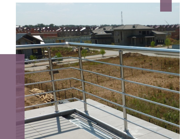 Парапеты из нержавеющей стали в Артёме от 8086 руб. за м² | ПРОЛЁТ-Арт