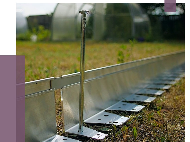 Металлические бордюры для газона в Артёме от 4354 руб. | ПРОЛЁТ-Арт