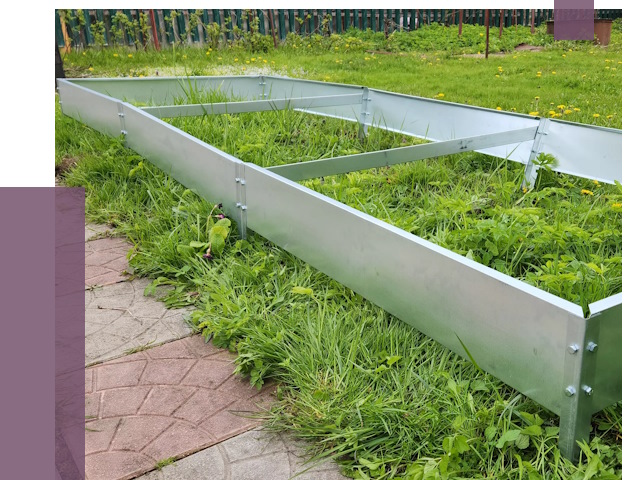 Металлические бордюры для грядок в Артёме от 1814 руб. 