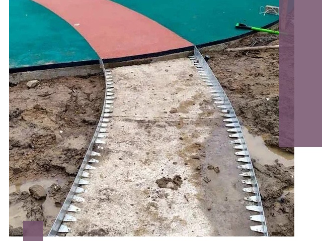 Металлические бордюры для дорожек в Артёме — монтаж и изготовление