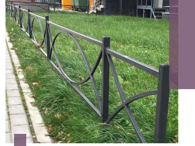 Газонные ограждения из металла в Артёме — монтаж и продажа