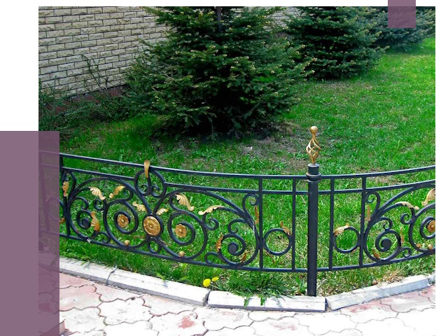 Кованые газонные ограждения в Артёме от 7723 руб. — ПРОЛЁТ-Арт