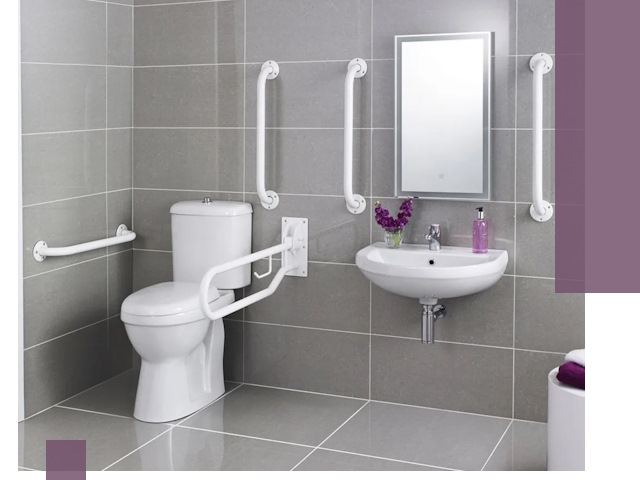 Поручни для санузлов в Артёме: установка, ремонт и монтаж