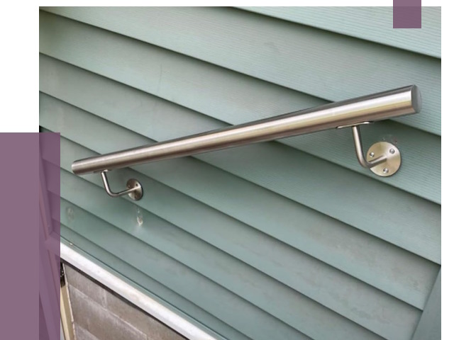 Поручни из нержавеющей стали в Артёме от 7775 руб.  | ПРОЛЁТ-Арт